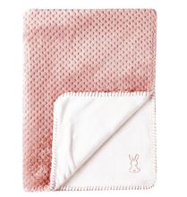 Baby Blanket Lapidou pink and white NA-877718 Nattou 1