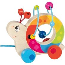 Pull-along snail with bead maze GK54862 Goki 1