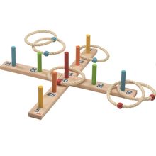Hoop-la game with 6 sisal rings GK56801 Goki 1
