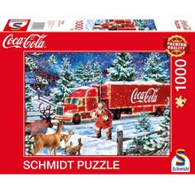 Puzzle Coca Cola Christmas Truck 1000 pcs S-57598 Schmidt Spiele 1