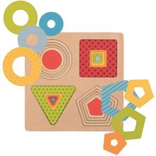 Layer puzzle geometrical shapes GK57705 Goki 1