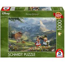 Puzzle Mickey and Minnie in the Alps 1000 pcs S-59938 Schmidt Spiele 1