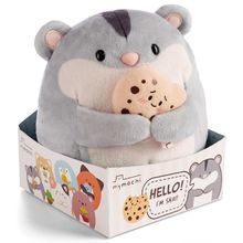 Plush toy Hamster Shai 16cm with biscuit NI-61150 Nici 1