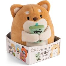 Plush toy Dog Hiro 16cm with bubble tea NI-61152 Nici 1