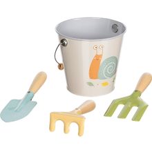 Bucket with garden tools Snail GK63870 Goki 1