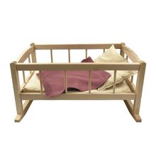Wooden cradle with knit blanket EG700154CU Egmont Toys 1