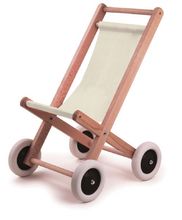 Wooden buggy with naturel fabric EG700157 Egmont Toys 1