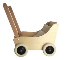 Pram beech with natural fabric EG700208 Egmont Toys 1