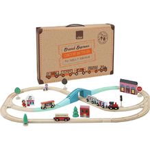 Wooden train set Ingela P. Arrhenius V7606 Vilac 1