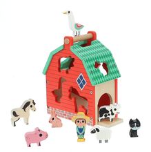 Farm with animal shapes V7623 Vilac 1