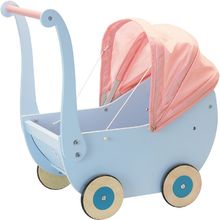 Wooden doll pram PE800217 Petitcollin 1