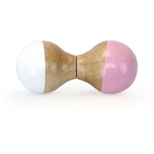 Rattle Maracas - White and Pink V8008F Vilac 1