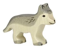 Wolf cub figure HZ-80110 Holztiger 1