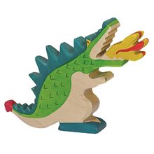 Dragon, green figure HZ-80279 Holztiger 1