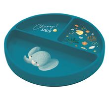 Silicone plate - Chewy the elephant SJ-SI0658 Sassi Junior 1