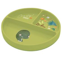Silicone plate - Cracky the dinosaur SJ-SI0696 Sassi Junior 1