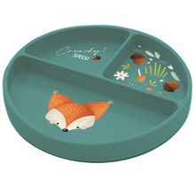 Silicone plate - Crunchy the fox SJ-SI1662 Sassi Junior 1