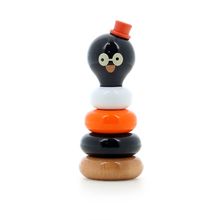 Rene the penguin stacking toy V8085K Vilac 1