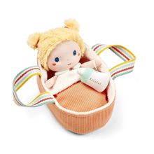 Méla fabric doll with carrycot LL83724 Lilliputiens 1
