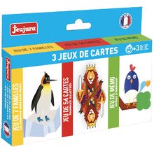 Set of 3 Card Games JJ8452 Jeujura 1