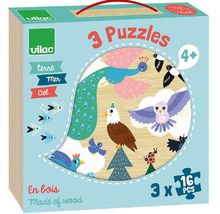 Puzzles Earth Sea Sky V8536 Vilac 1