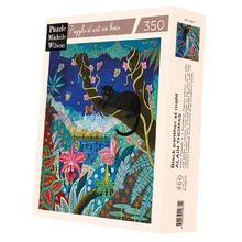 Black Panther at night by Alain Thomas A1106-350 Puzzle Michele Wilson 1