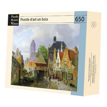 View of Oudewater by Koekkoek A296-650 Puzzle Michele Wilson 1
