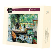 La Grenouillère by Renoir A450-1200 Puzzle Michele Wilson 1