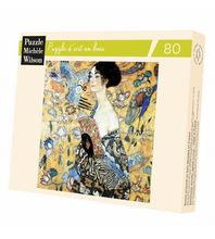 Lady with Fan by Klimt A515-80 Puzzle Michele Wilson 1