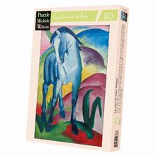 The Blue Horse by Franz Marc A60-80 Puzzle Michele Wilson 1