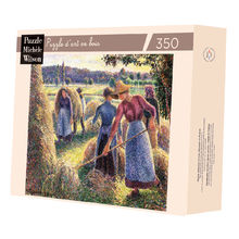 Haymakers, Evening by Pissarro A809-350 Puzzle Michele Wilson 1