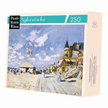 The boardwalk at Trouville Monet A998-250 Puzzle Michele Wilson 1