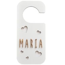 Customizable door hanger - Hearts white VI-PL24 Vintiun 1