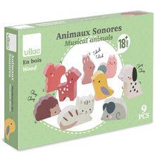 Wooden sound animals V7126 Vilac 1