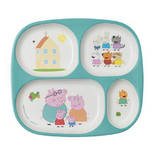 Plate tray with compartments Peppa Pig PJ-PI935K Petit Jour 1