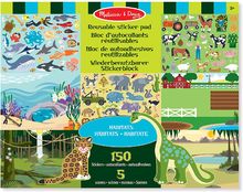 150 reusable stickers - Habitats theme MD-14196 Melissa & Doug 1