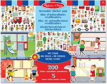 200 reusable stickers - My city MD-19114 Melissa & Doug 1