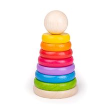 First rainbow stacker BJ-BB098 Bigjigs Toys 1