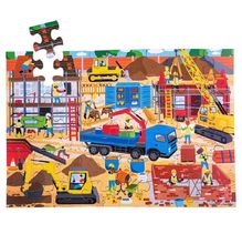 Construction Site Floor Puzzle BJ914 Bigjigs Toys 1