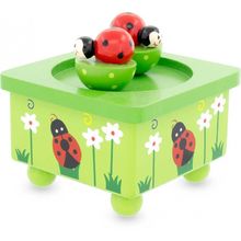 Music box leaf Ladybug UL3875-4381 Ulysse 1