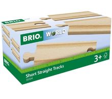 Short Straight Rails 108 mm BR-33334 Brio 1
