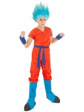 Goku super saiyan costume for kids 128cm CHAKS-C4378128 Chaks 1