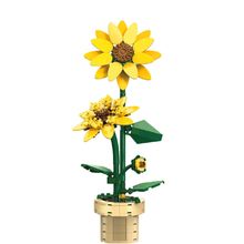 Floral Pot Sunflower 187 pieces C59030W CaDA 1