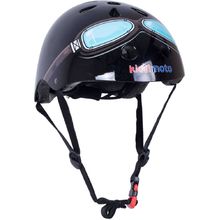 Black Goggle Helmet MEDIUM KMH044M Kiddimoto 1