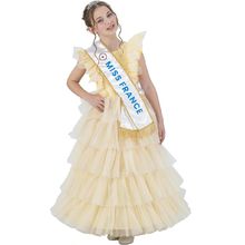 Miss France gold dress 128 cm CHAKS-C4722128 Chaks 1