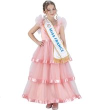 Miss France pink dress 116 cm CHAKS-C4721116 Chaks 1