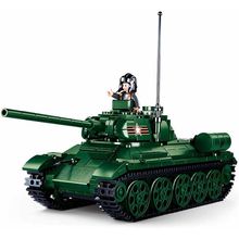 Model Bricks - T34-85 tank SL-M38-B0982 Sluban 1