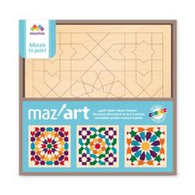 Decorative wooden mosaics to paint MAZ16090 Mazafran 1