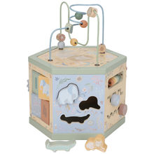 Safari Friends hexagonal activity cube LD7431 Little Dutch 1