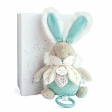 Musical box Lapin de sucre - rabbit water green DC3493 Doudou et Compagnie 1